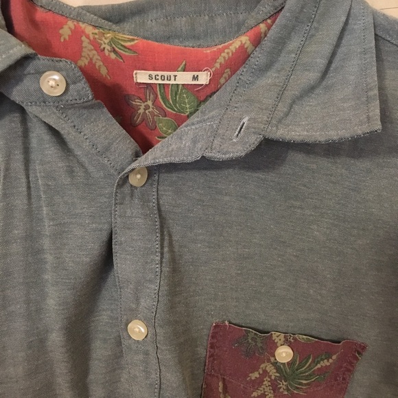 SCOUT funky button down - Picture 2 of 2